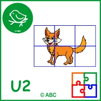 Puzzle Zvieratká - U2 