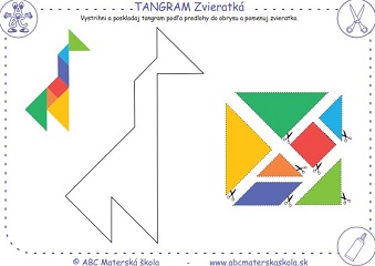 Tangram zvieratká
