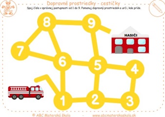 Dopravné prostriedky - Cestičky 2