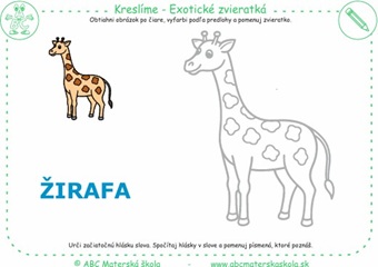Kreslíme - Exotické zvieratká