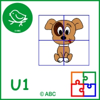 Puzzle Zvieratká - U1