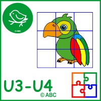 Puzzle Zvieratká - U3 - U4 