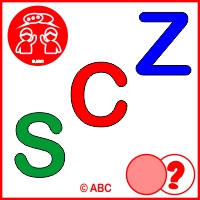 hra problematické spoluhlásky s, c, z