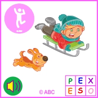 zvukové pexeso zimné aktivity