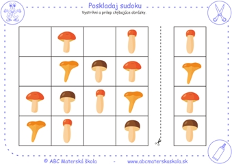 Jesenné sudoku 