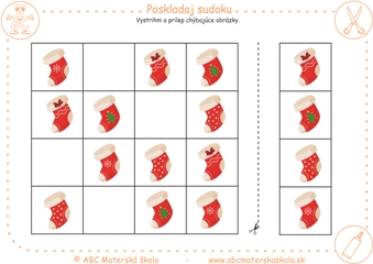 Vianočné Sudoku