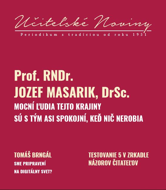 Učiteľské noviny október 2017