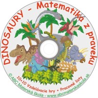 CD HRY DINOSAURY - Matematika z praveku - 10 + 10 - Vzdelávacie hry + Pracovné listy