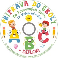 CD ŠKOLSKÁ PRIPRAVENOSŤ - Video návody a pracovné listy k školskej pripravenosti.