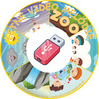 USB LETNÉ melodické vzdelávanie - Video pesničky MP4 + pracovné zošity