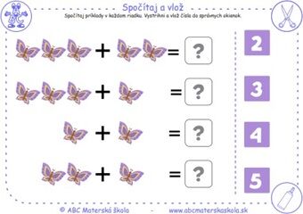 Jarná matematika - Spočítaj a vlož_07