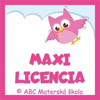 MAXI Licencia k vzdelávaciemu obsahu stránky ABC Materská škola - Vzdelávací program: 7 KRUHOV PREDŠ