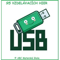 95 Interaktívnych Vzdelávacích Hier na USB kľúči pre materské školy