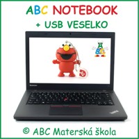 ABC NOTEBOOK +  USB HRY Veselko - 76 zábavných hier  s úlohami - Limitovaná edícia z ABC 